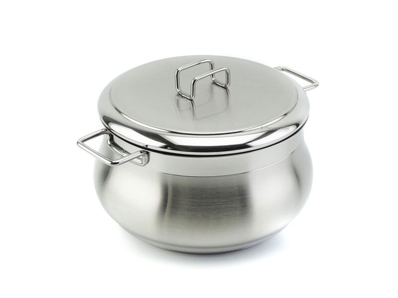 Ornamia 22cm Stainless Steel Steamer Pot with Lid & Steaming Insert - TUMMY Collection - Image 4