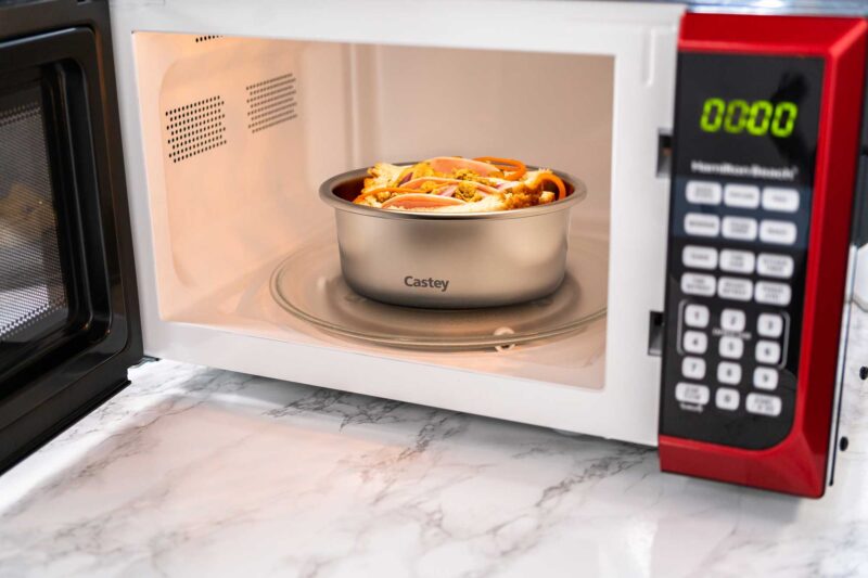 Ornamia 36cm Glass Lid with Silicone Ring - Oven Safe, Heat Resistant to 220°C - Image 2