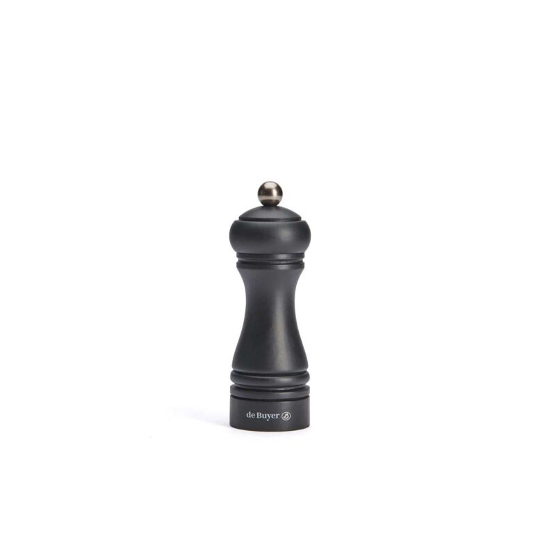 Ornamia 14cm Java Coarse Grinding Matte Black Pepper Mill