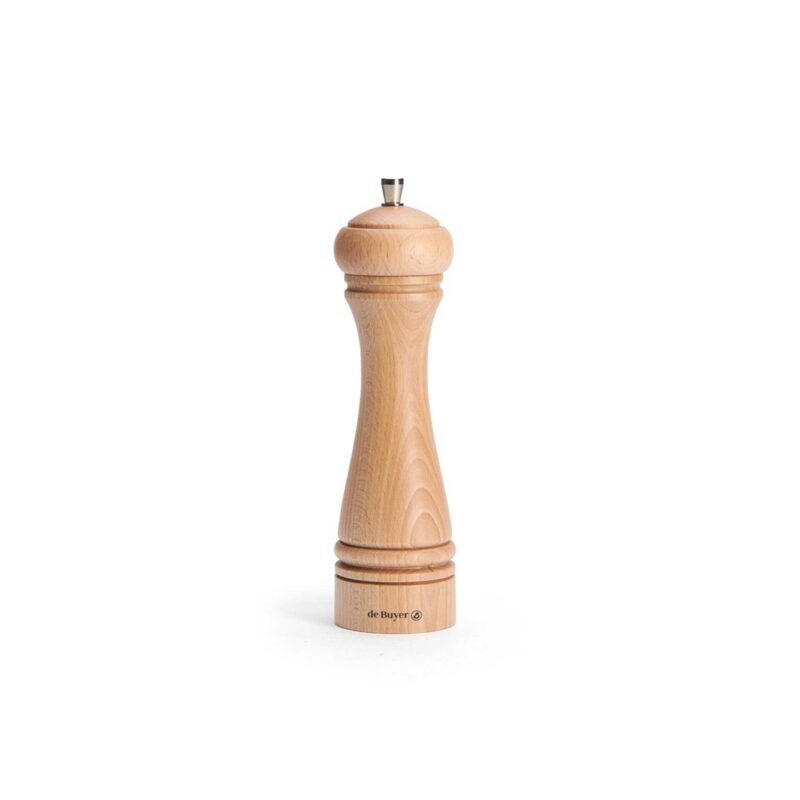 Ornamia 21cm Java Light Wood Salt Mill