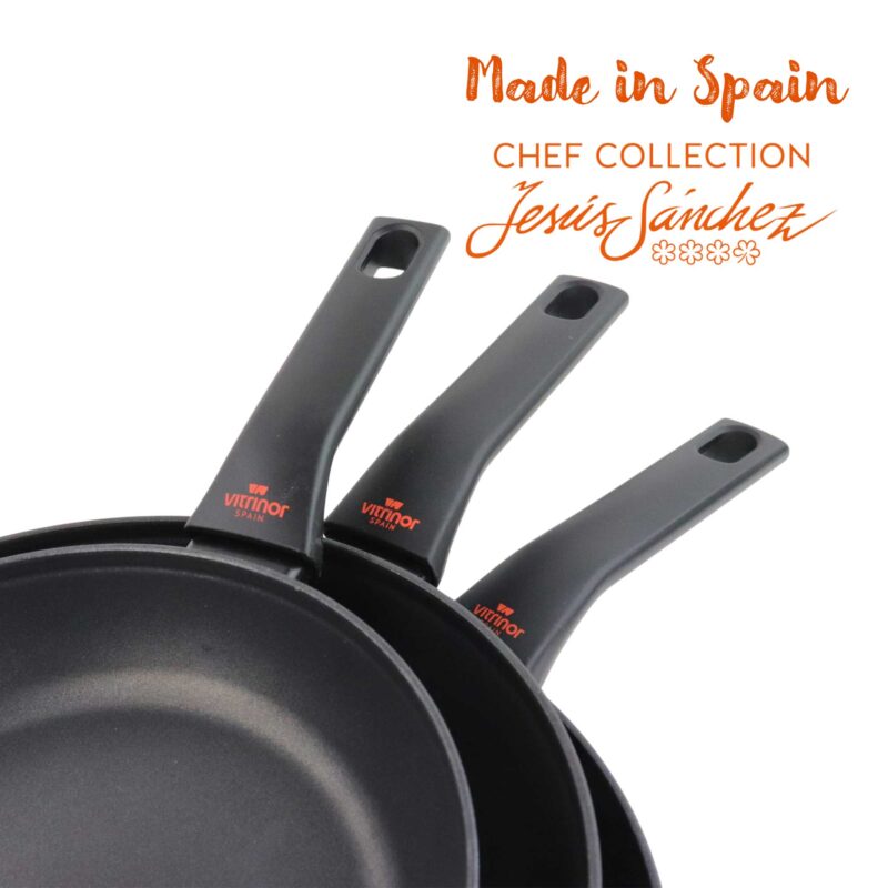 Ornamia 28cm Chef Collection Steel-Enamel Nonstick Frying Pan - Image 2